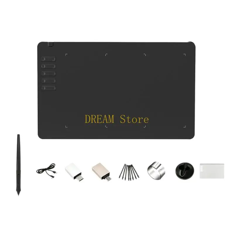 Portable Drawing Pad 16384 Pressure Response, Side Controls for Computer and Art, Writing and Note Use Best Sale
