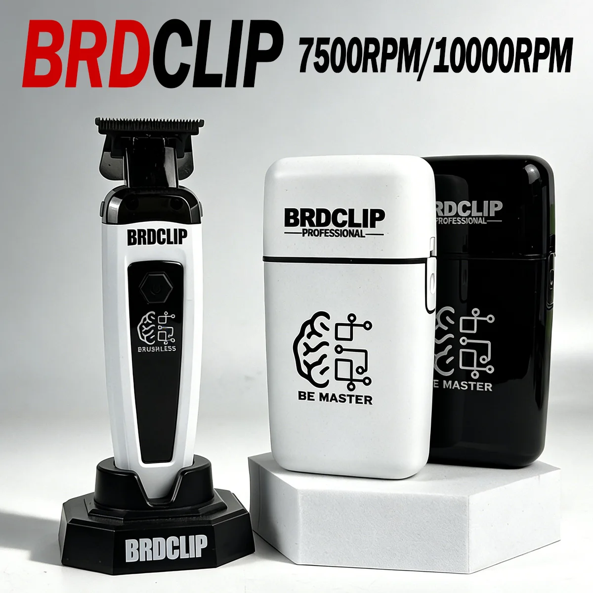 

Professional Barber Kit BRDCLIP 116 Brushless Motor Hair Clipper 7500RPM Hair Trimmer 0 Tooth Pitch 609 New Shaver 10000RPM