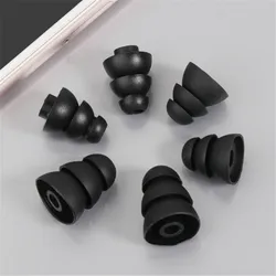 Triple Flange Earpads Ear Tips Silicone Bud Eartips Inside Diameter 3.8-4.5mm