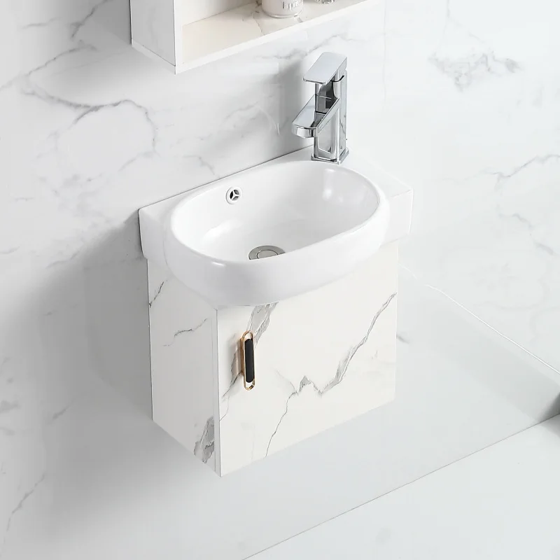 

Waterproof bath, smart room, cabinet combination, small apartment bathroom, washstand, hanging cabinet, wash basin