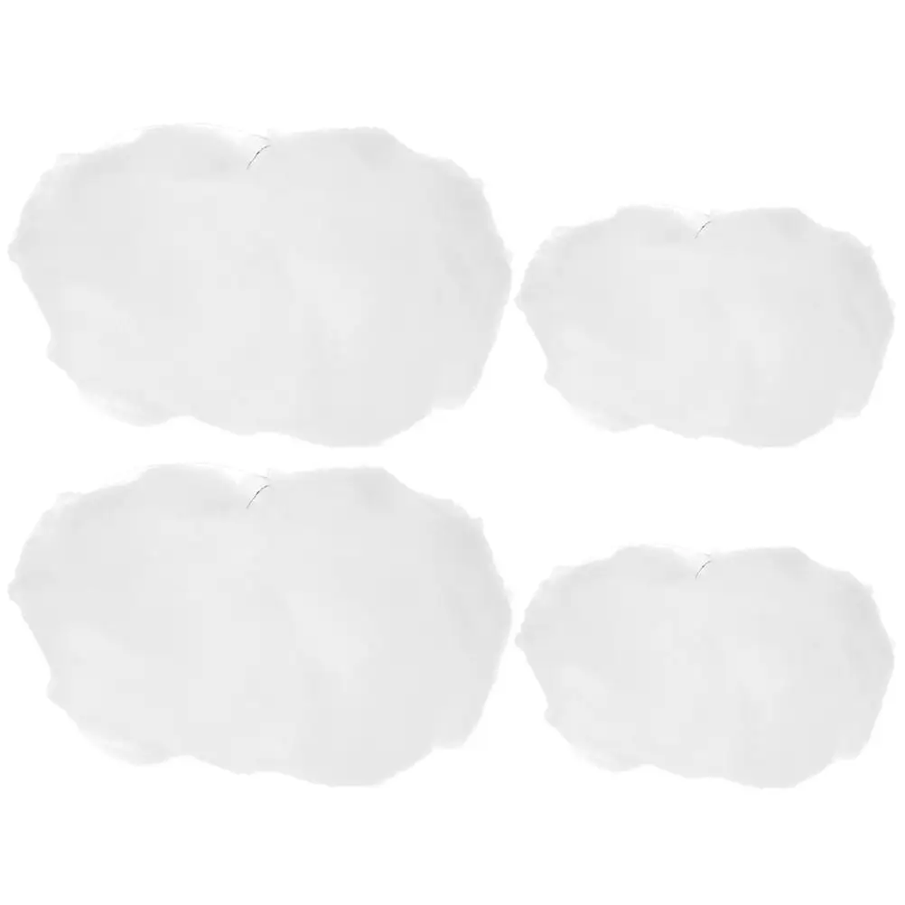 

4pcs Artificial Decor 15x15x15cm 25x20x20cm Cotton For Ceiling Clouds Home Party Nursery Bedroom Balcony Hanging Ornament