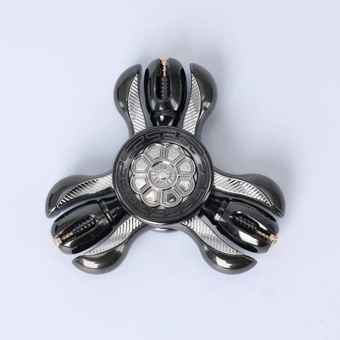 Red Horse EDC Demon-Slaying Prayer Wheel Mechanical Metal Armor-Opening Fidget Spinner Stress Relief Toy