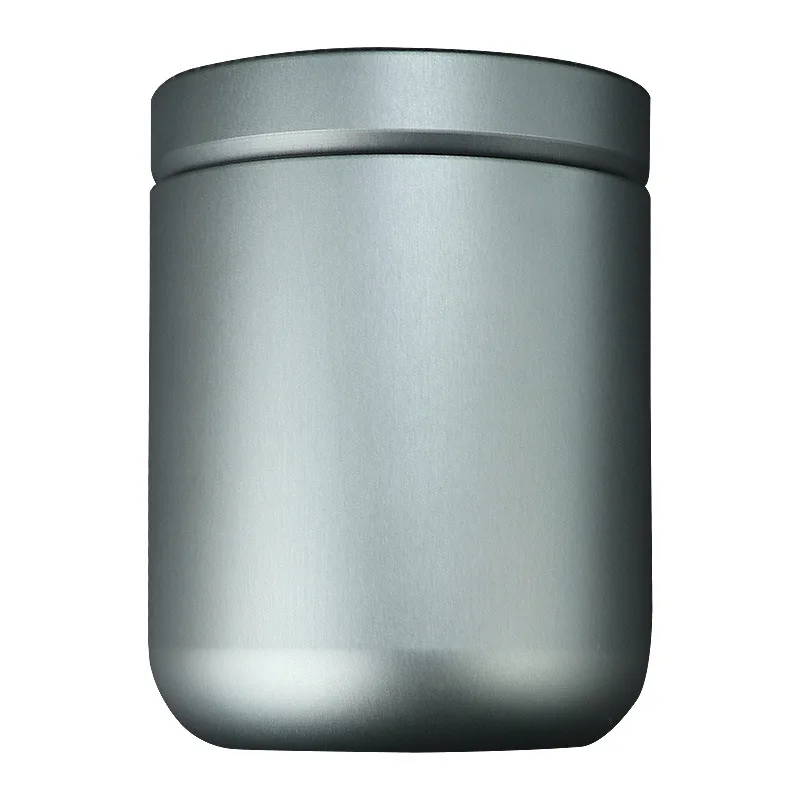 Functional Airtight Smell Proof Aluminum Stash Jar Herb Storage Container Tobacco Stash Box Pill Box Tea Coffee Sugar Storage