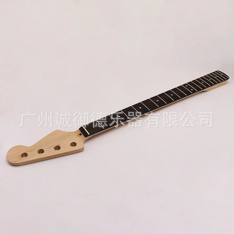 

4 Strings 21 Frets Canadian Maple Electric Bass Neck Rose Wood Fingerboard Matte Bass Handle DIY Electric Bass Parts