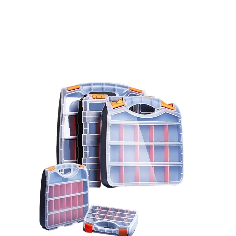 Accessories classification storage box, plastic grille sorting, detachable grille accessories small toolbox