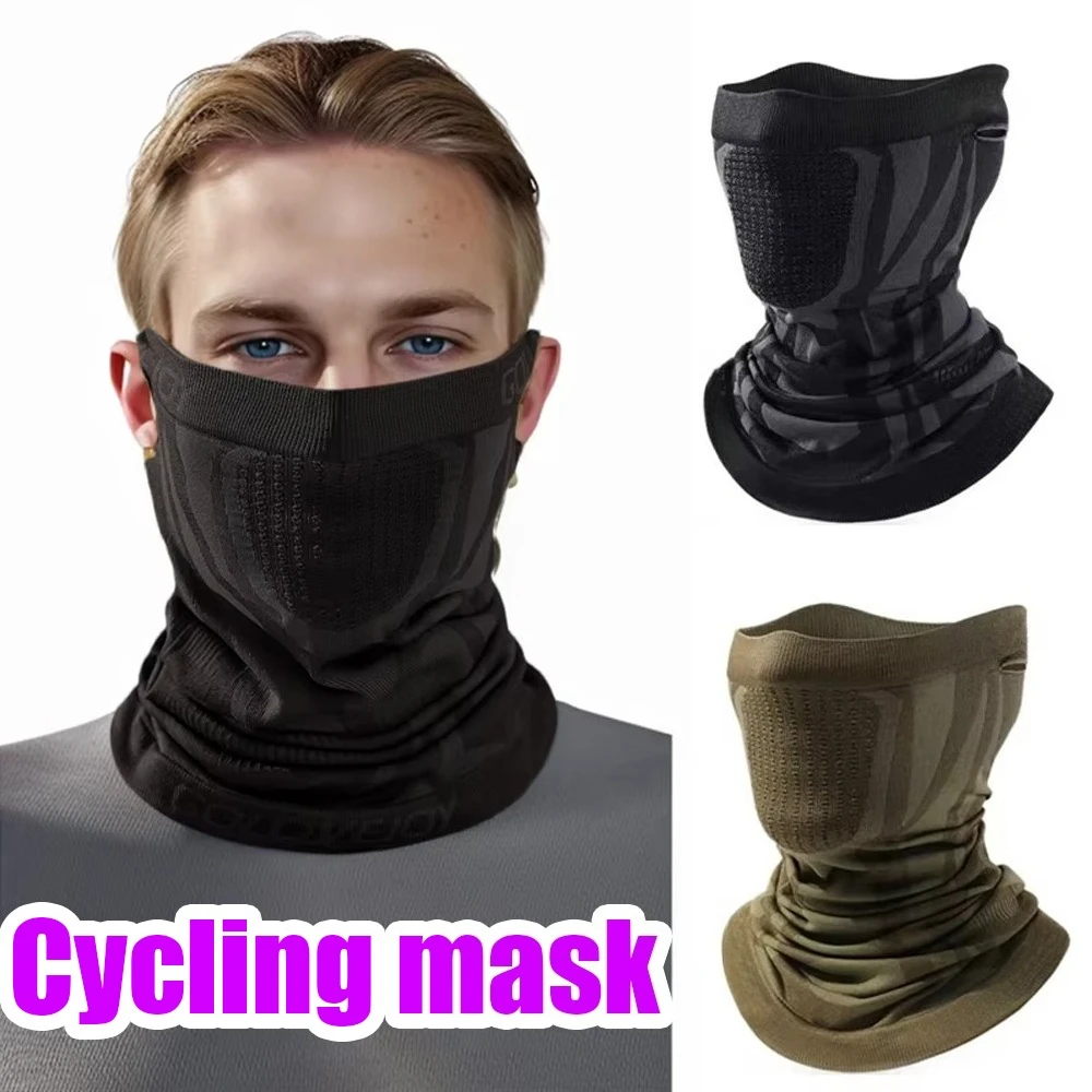 

Motorcycle Mask Winter Knitted Scarf Faces Cover Neck Warmer Windproof Cycling Snowboard Ski Hiking Masks Tube Scarf Hiking Mask