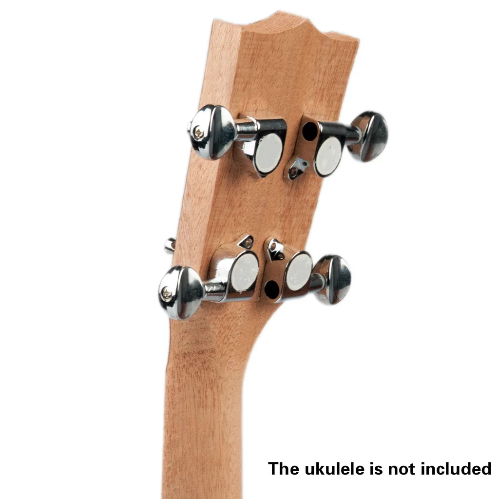 Wygląd 2R2L uniwersalny Ukulele kołki do tuningu 4 ciąg stroiki gitarowe kołki do tuningu stroiki Ukulele części i akcesoria nowy