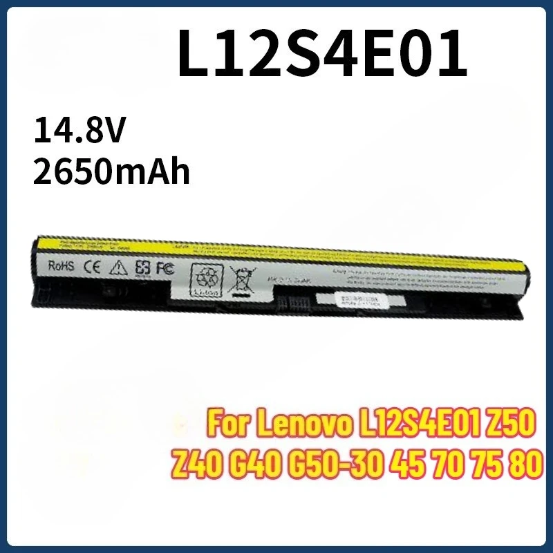 For Lenovo G50 G50-45 L12S4A02 L12M4A02 L12M4E01 Z50 L12L4E01 L12L4A02 Z50-70 Z70-80 G505S G500S New L12S4E01 Battery G400S