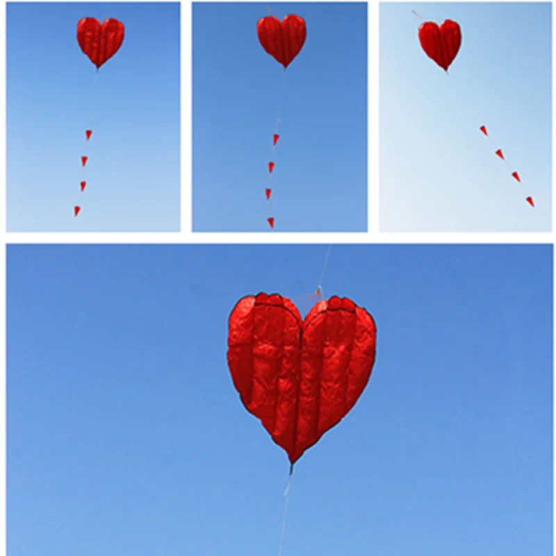 

free shipping heart kites soft kites flying for adults cometas de viento profesional kite reel kite surf latawiec paragliding