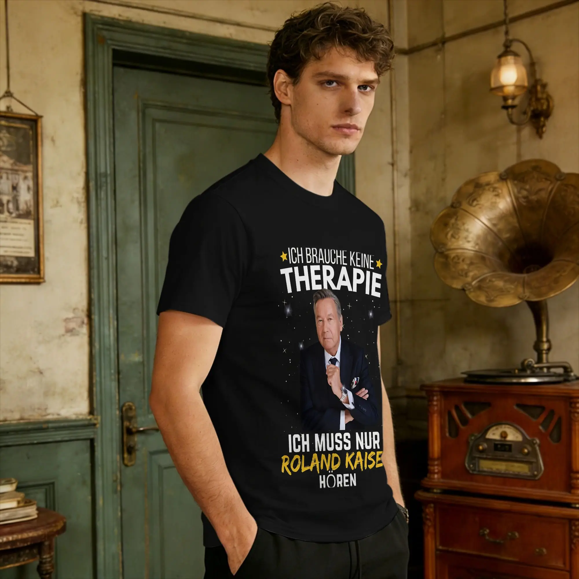 Roland Kaiser T Shirt Men's Eurovisions Festival Funny T Shirts Summer Crewneck Trendy Cool Tee Shirt Pattern Plus Size Clothing