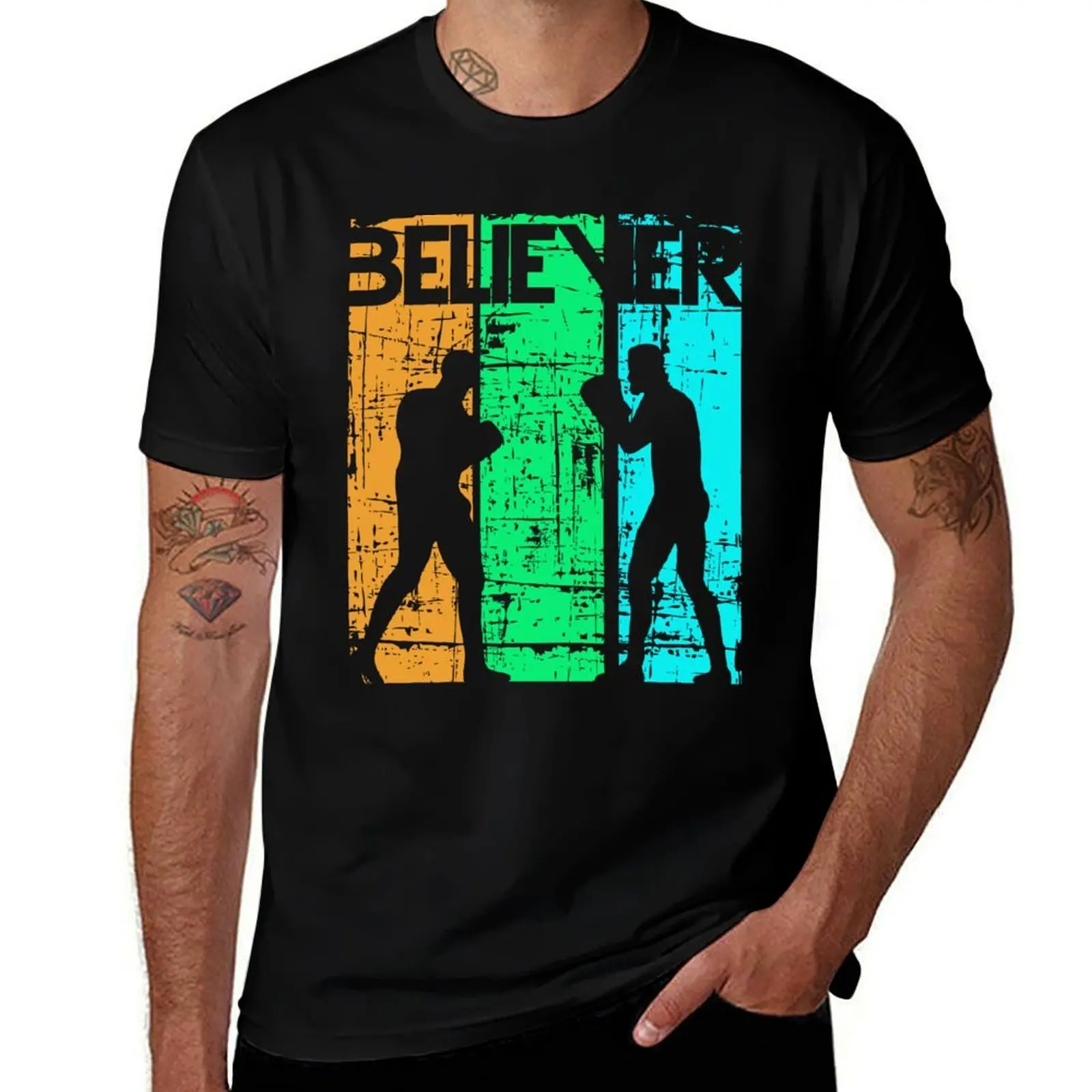 

BELIEVER T-Shirt cotton t shirts high quality anime t shirts oversize T-Shirt