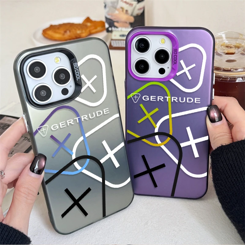 Fashion G-Gertrudes Hard Phone Case for iPhone 17 Air 16 15 11 12 14 13 Pro Max XS X XR Plus 8 7 SE 2020 Shockproof Back Cover