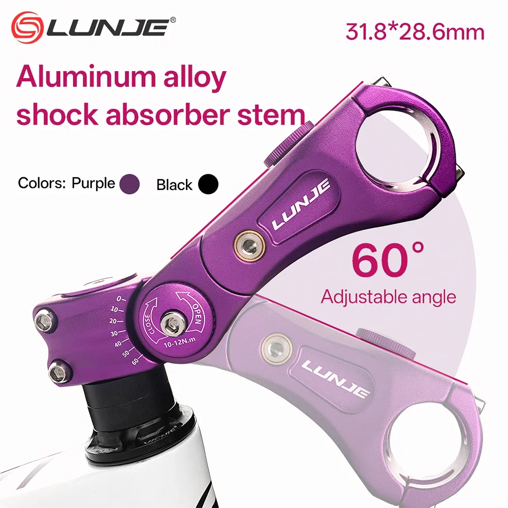 

Регулируемый амортизатор, вынос велосипеда, дорожный горный стержень 140 мм, передняя вилка для силовых деталей руля 31,8 мм