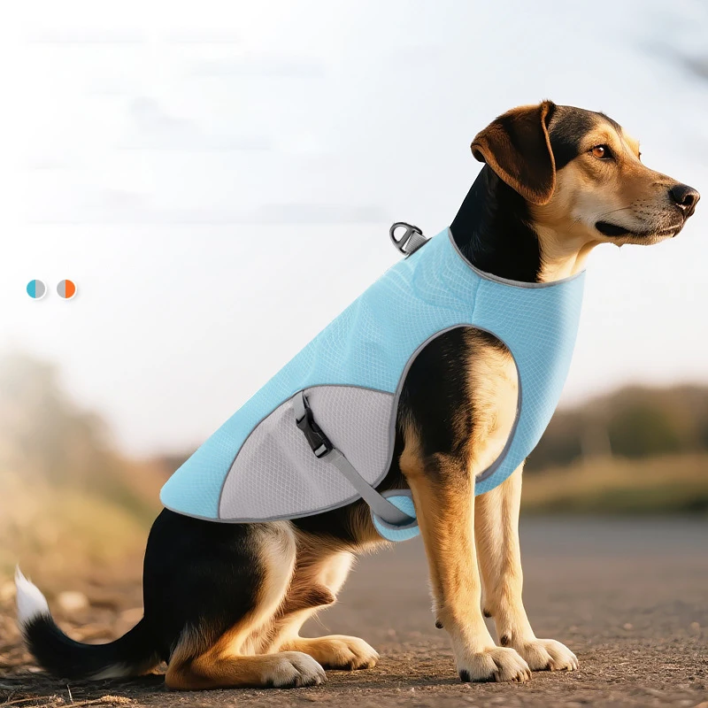 

Reflective Quick-Dry Pet Cooling Vest for Small Medium Large Dog Lightweight Breathable Summer Dog Harness Honden Accessoires