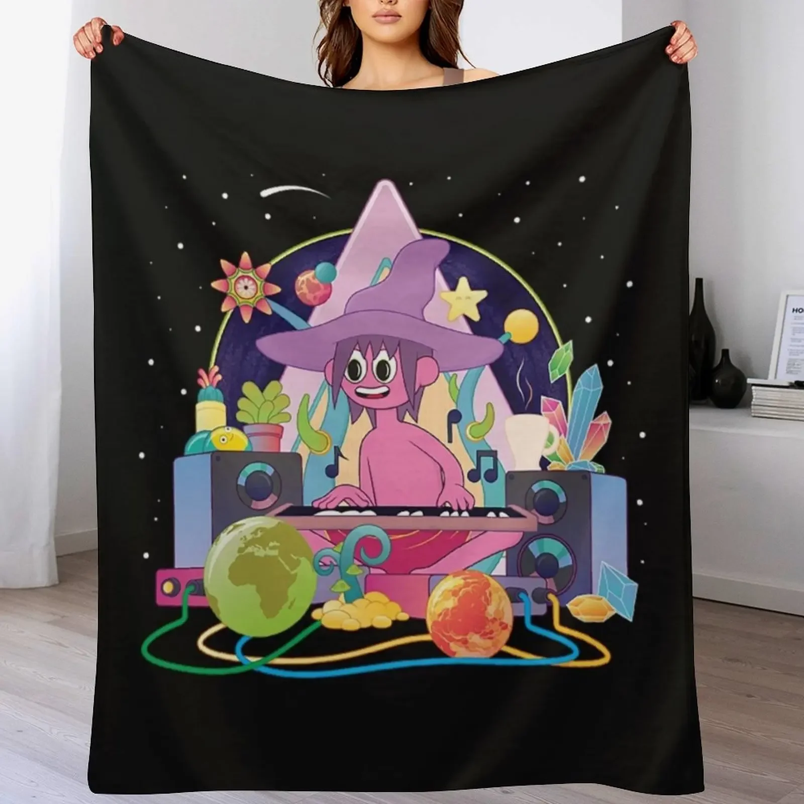 

Midnight Gospel T-ShirtChromatic Dreams Throw Blanket Flannel Blankets For Bed Personalized Gift christmas decoration Blankets