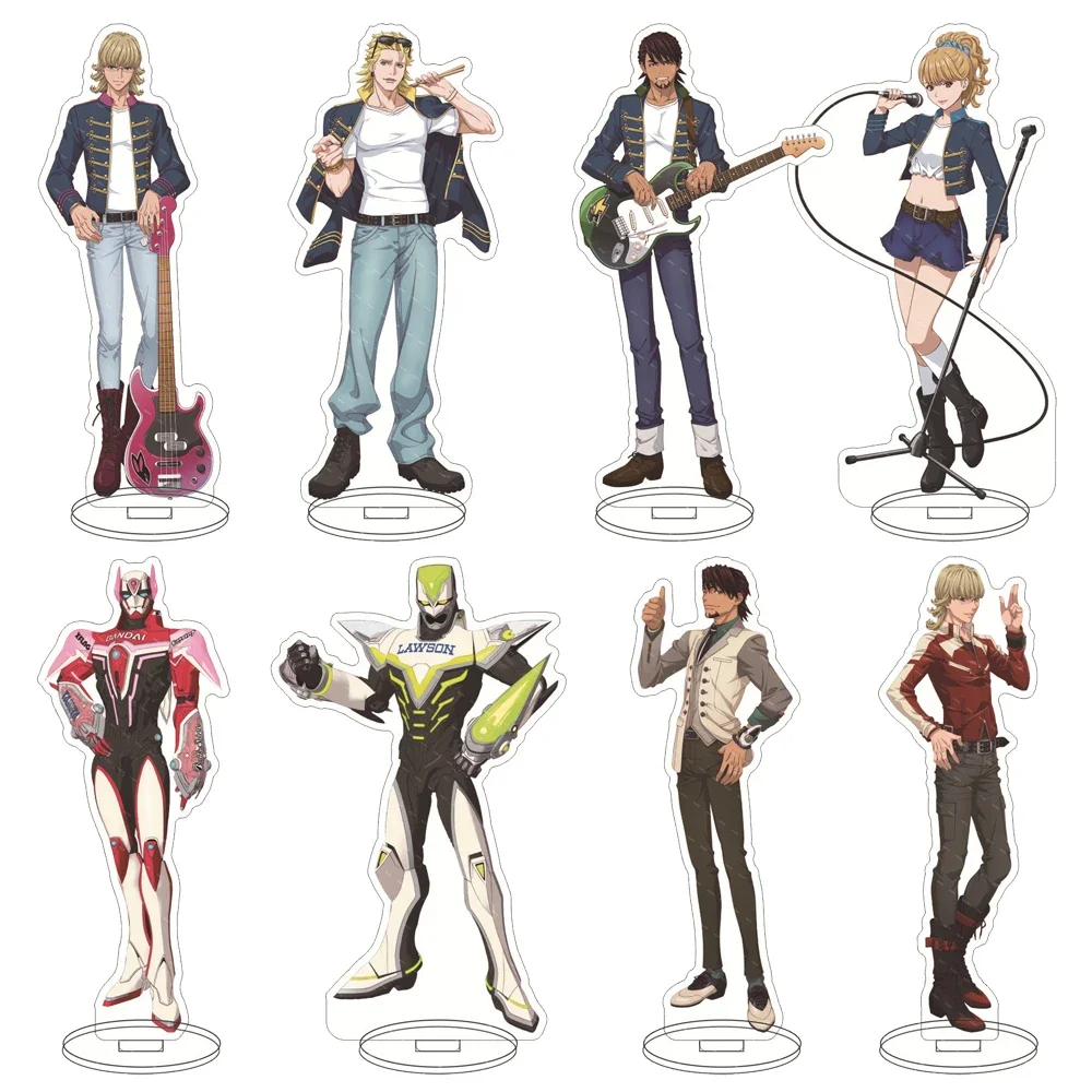 Anime TIGER & BUNNY Acrylic Stand Model Figures Wild Tiger Barnaby Brooks Jr Keith Goodman Cosplay Desk Decor Model Props Gifts