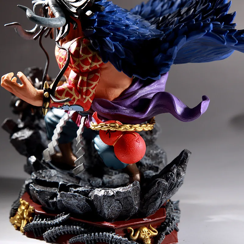 Serie de una pieza The Yonko Kaiduo, la criatura más fuerte del mundo, figuras de acción de juguete, decoración coleccionable, regalos de cumpleaños de Anime