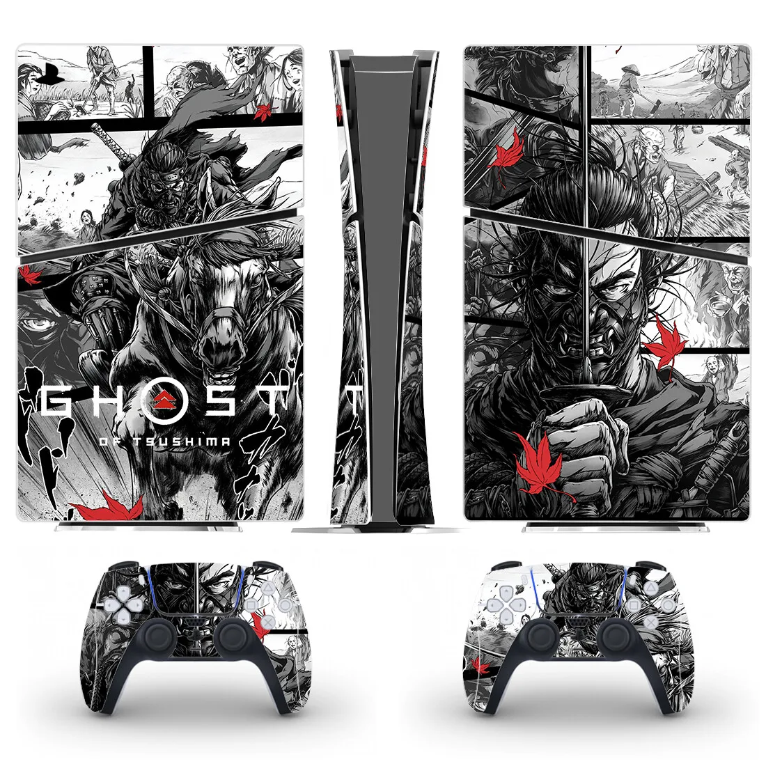 fantasma-de-tsushima-novo-ps5-fino-digital-adesivo-de-pele-protetor-decalque-capa-para-controlador-console-ps5-adesivo-fino-vinil