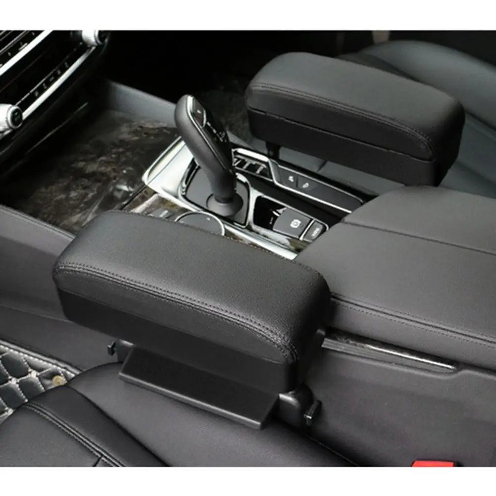 

Регулируемый автомобильный подлокотник с дополнительным местом для хранения: для телефона, карт, наличных. Отличное качество изготовления, аккуратная строчка, комфорт.