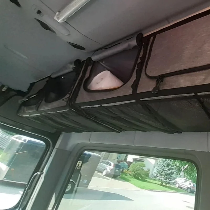 

Large Campervan Overhead Cabinet Storage Felt Organizer Storage Box For Caravan Motorhome For Fiat Ducato Sprinter Ford Transit