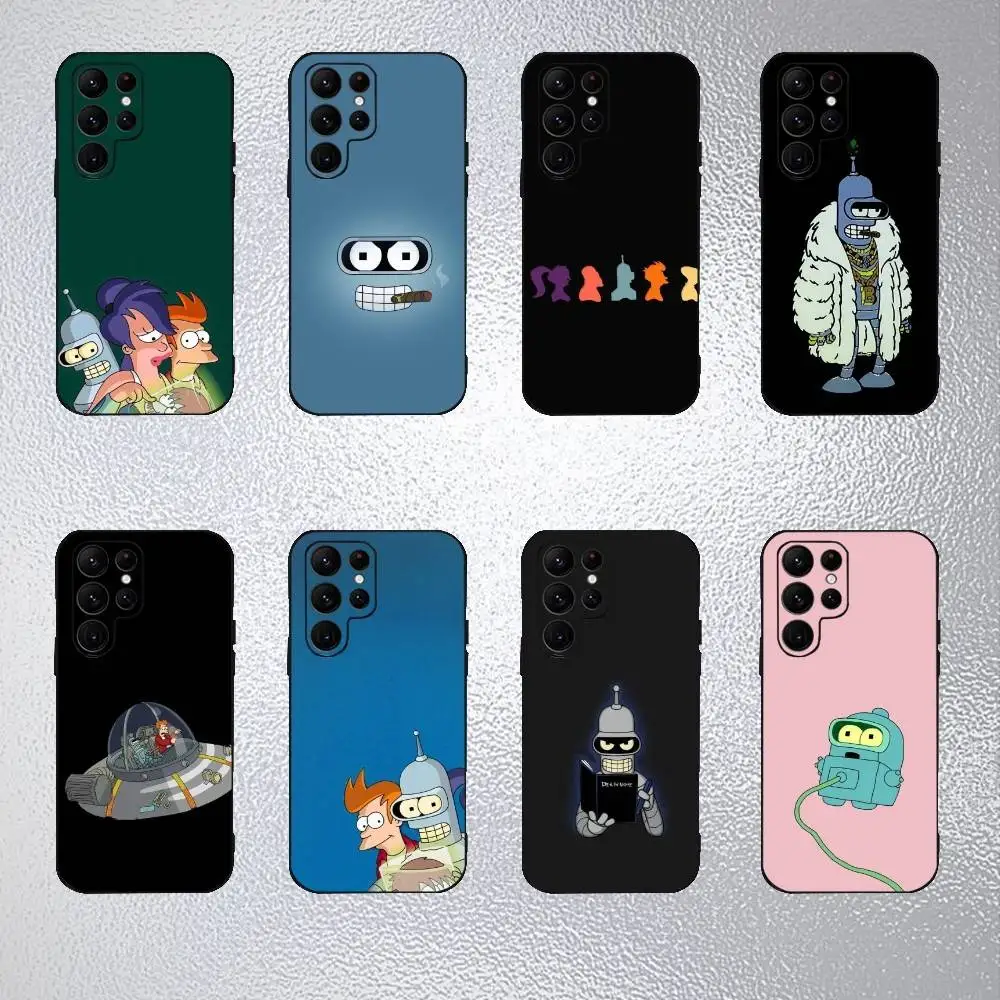 

F-Futuramas Anime B-Bender Phone Case For Samsung S25,S24,S23,S22,S21,S20,Plus,Fe,Lite,Others Black Cover
