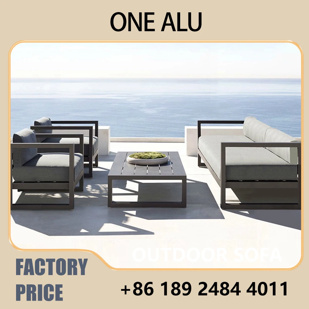 

Алюминиевое кресло для отдыха на открытом воздухе - с устойчивой к атмосферным воздействиям тканевой обивкой и антикоррозийной рамой для балкона и сада