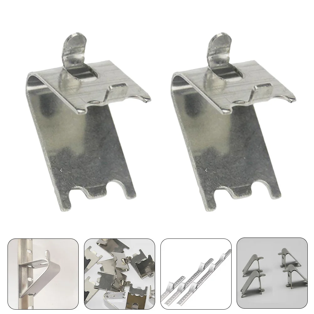 

2 Pcs Freezer Shelf Clip Shelf Clips Freezer Buckle Coolant for Car Metal Heave Duty Shelving Clips