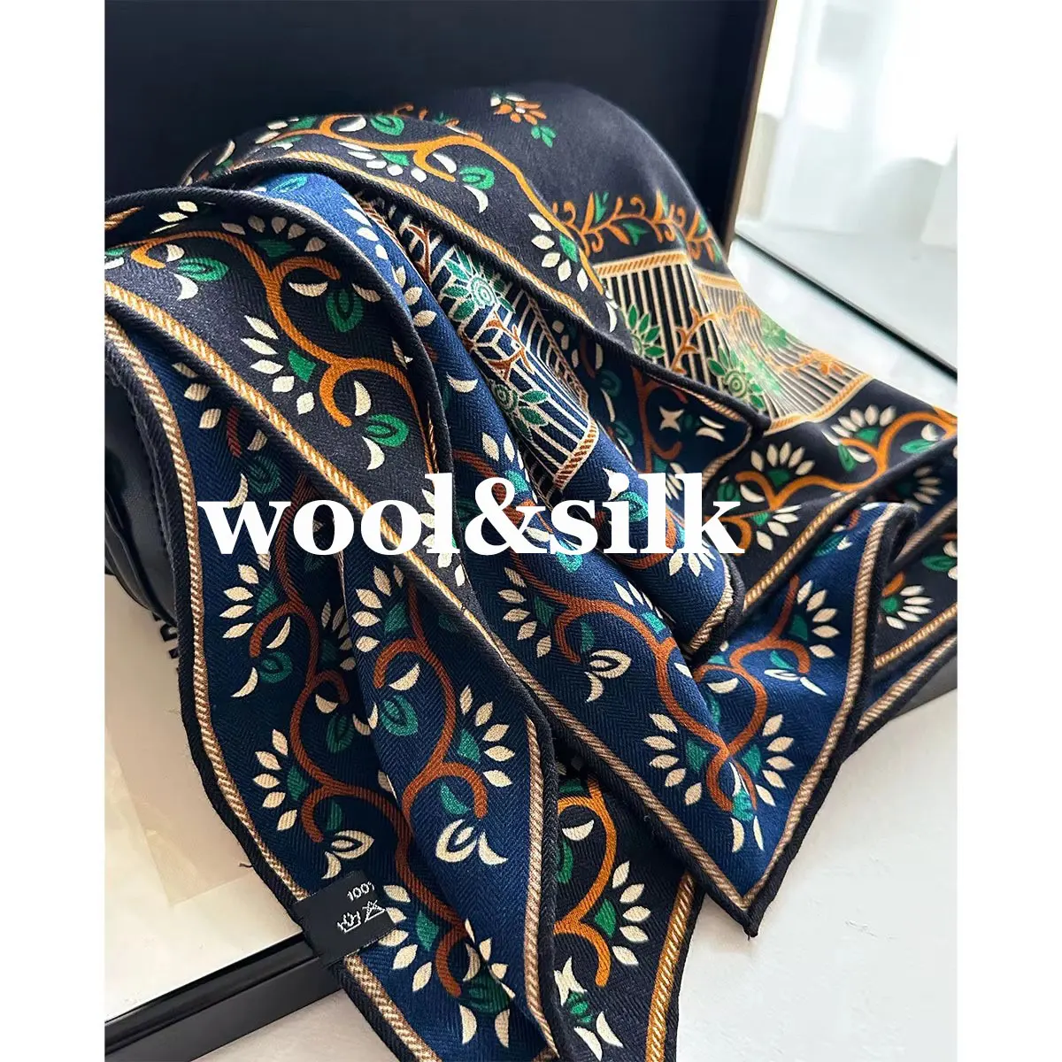 

82% шерсть, 18% натуральный шелковый шарф, новые женские шали, платки, шарфы высокого качества, пашмина, женский хиджаб, бандана, буфанда, пончо