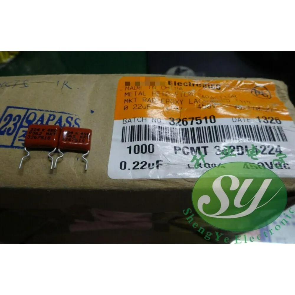 

20PCS MKT 0.22uf/450v 220nf 224 brand new 10mm film capacitor