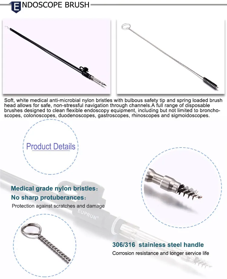 

Medical Device Flexible Cleaning Brush for Endoscope