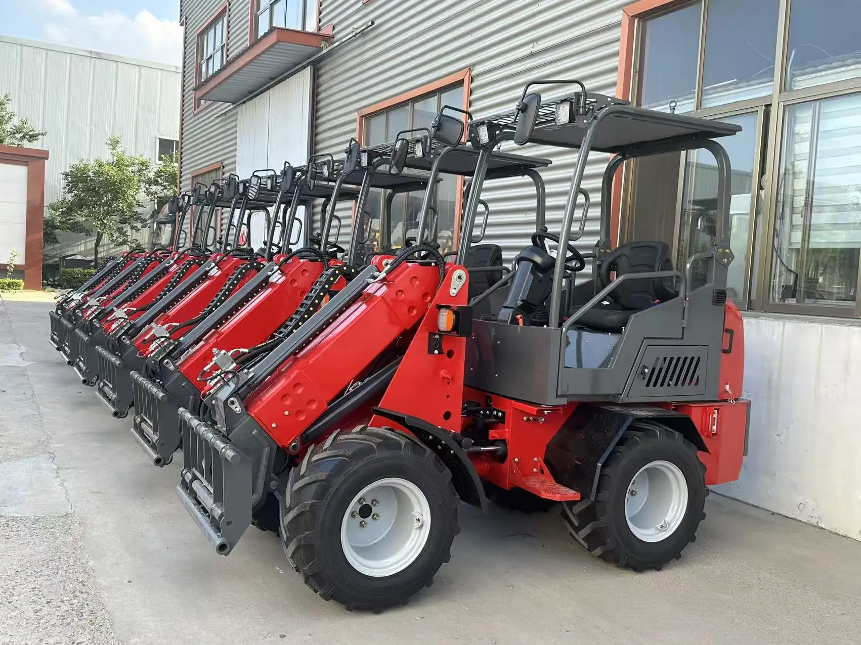 Custom KZL918 Telescopic Wheel Loader for Farm Infrastructure Work CE Euro 5 Hydraulic Machine