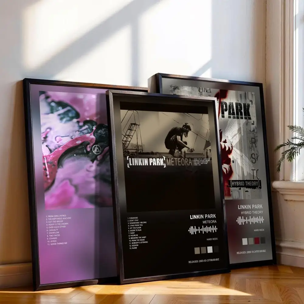 L-Linkins P-Park Poster, Musikalbum-Cover für Zimmer, Leinwandgemälde, Kunstdruck, Heimwanddekoration, Bild, Geschenk