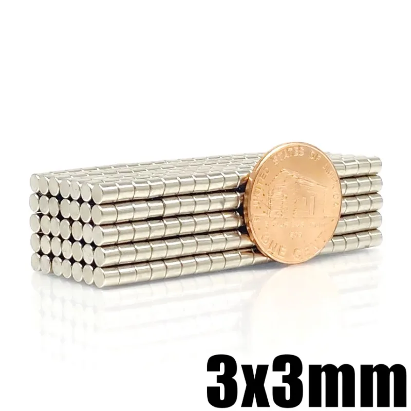 3X3mm Magnet  20/100/500/5000pcs Mini Small Round Shape for Fridge Craft Diy Whiteboard Refrigerator Office 3*3mm Accessory