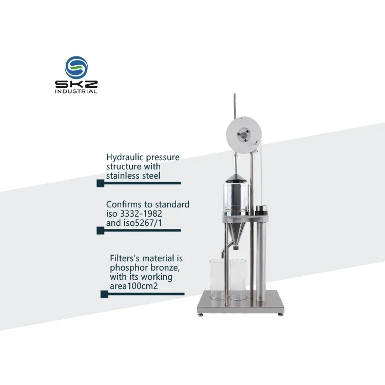 

2026 SKZ115 Iso3332 Standard Beating Pulp Freeness Tester