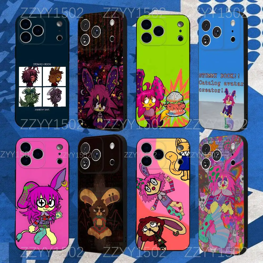 

S-Stomach Book PAPER DOLLS Phone Case For iPhone 17,16,15,14,13,12,11,X,XS,8,7,Pro,Max,Plus,E,SE4,Air,Mini Soft TPU Gift