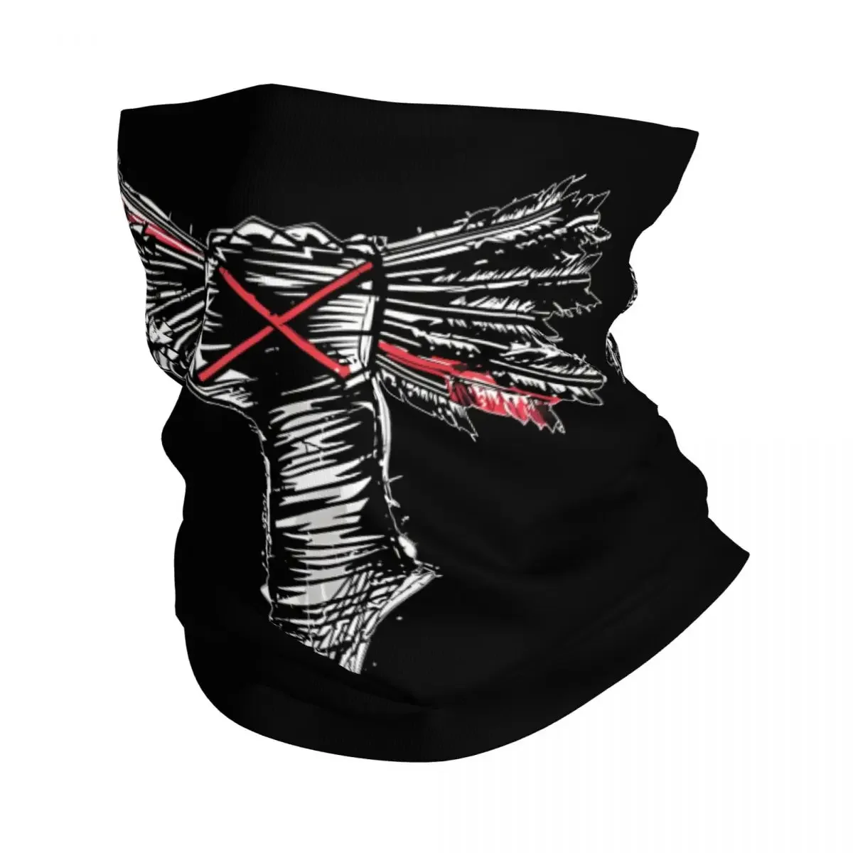 Arrows Boxing Scarf Neckerchief Neck Face Mask Polyester