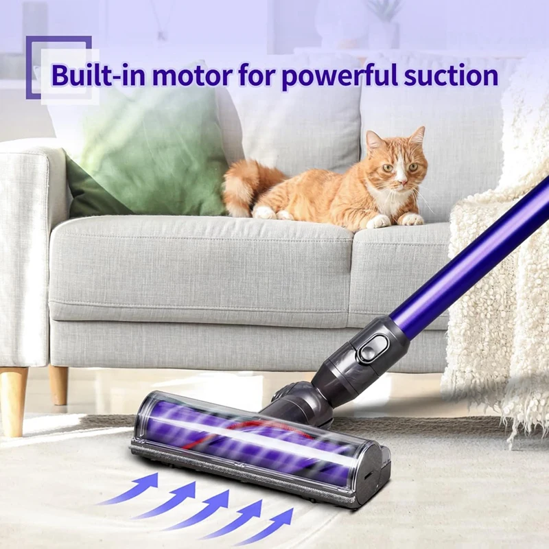 Limpador de cabeça de motor de liberação rápida para Dyson V6 DC58 DC59 DC62 DC72 DC74 Peças de reposição de cabeça de aspiradores