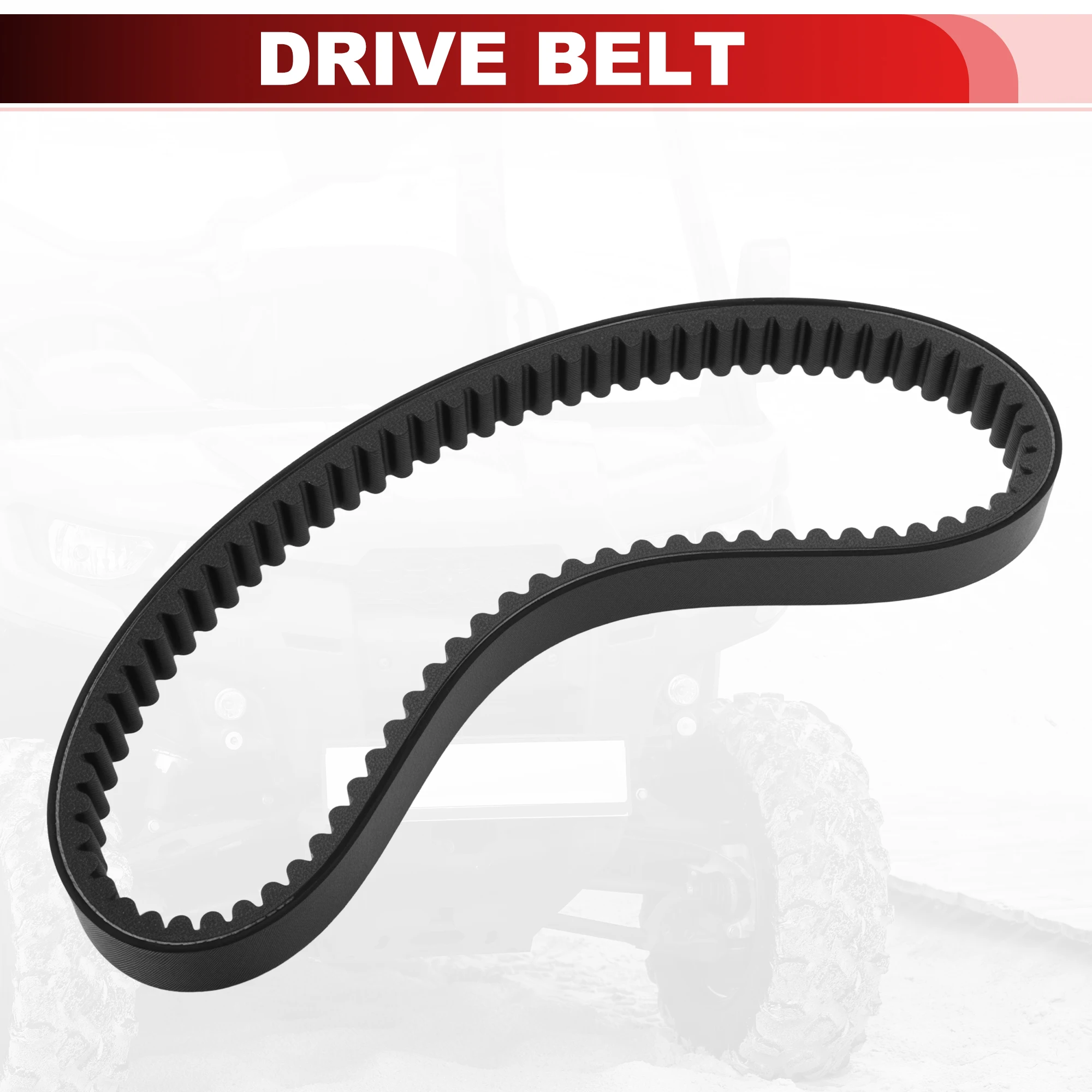 Motoforti Drive Belt for Hisun ATV 400H/450H 253000030000 Rubber Aramid Fiber 1 Pcs