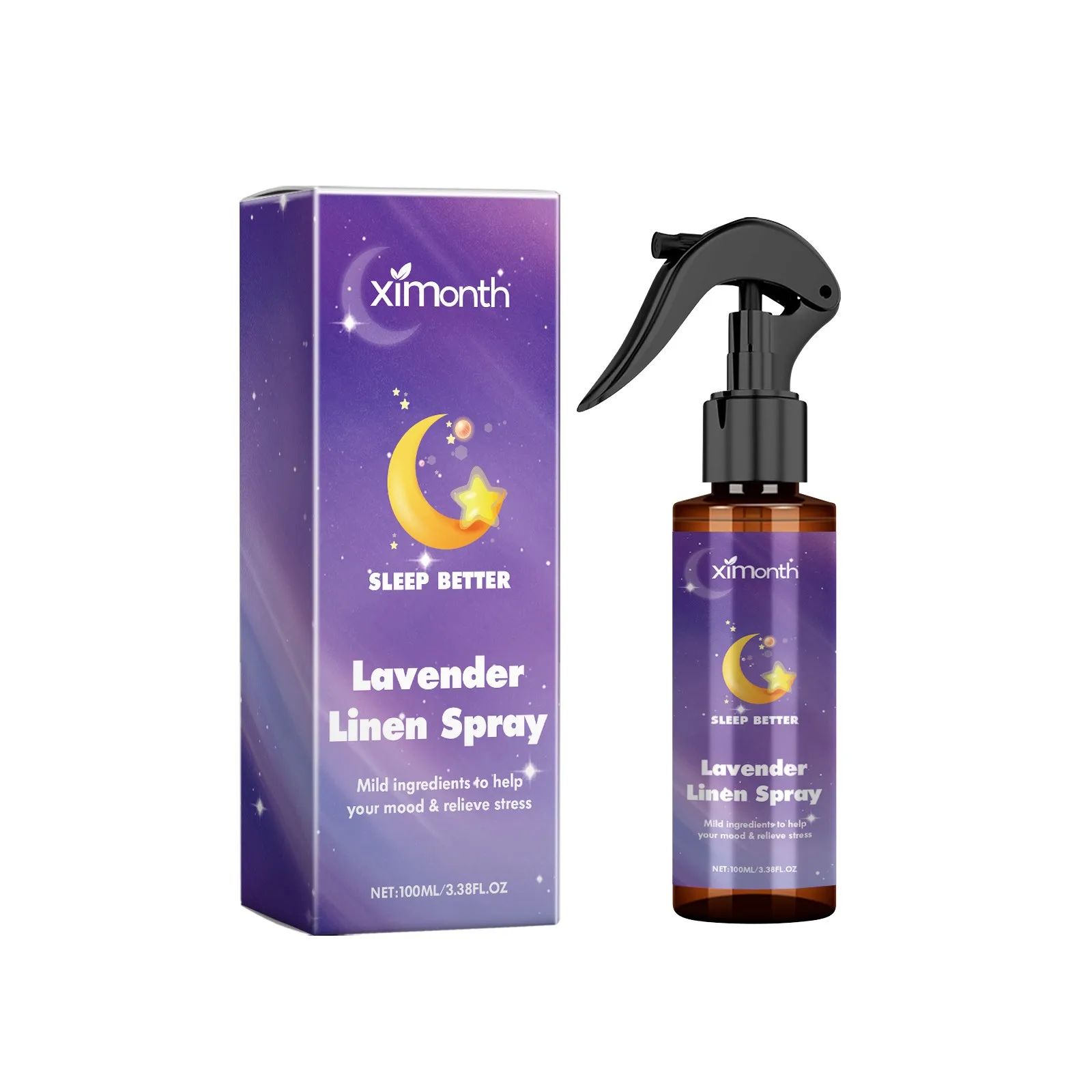 100ml Lavender Spray, Lavender Pillow Spray For Sleeping, Lavender Oil  Spray - Relaxation, Aromatherapy, Sleep Aid, Room