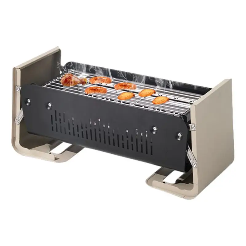 

Портативный гриль, пропановый угольный гриль, складной, мгновенный, складной и легкий, портативный, небольшой стол, настольный гриль, инструменты для задней двери