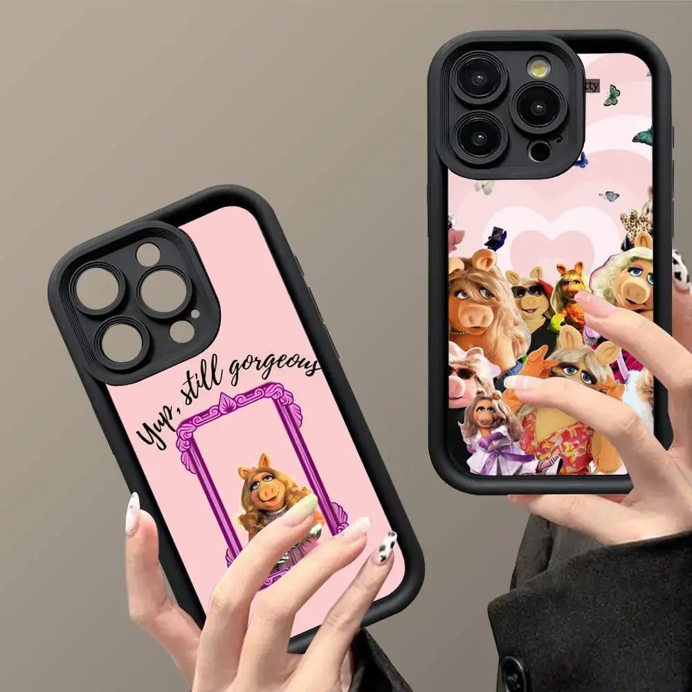 Miss P-PiggyS Silikon-Handyhülle für iPhone 17 Pro Max 16 15 14 13 12 11 Plus 17 Air