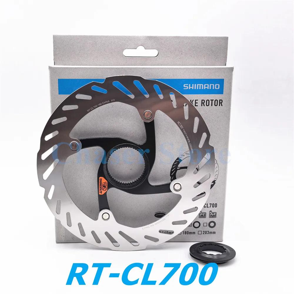 SHIMANO RT-CL700 Scheibenbremse Center Lock Rotor Ice Tech 140 mm 160 mm
