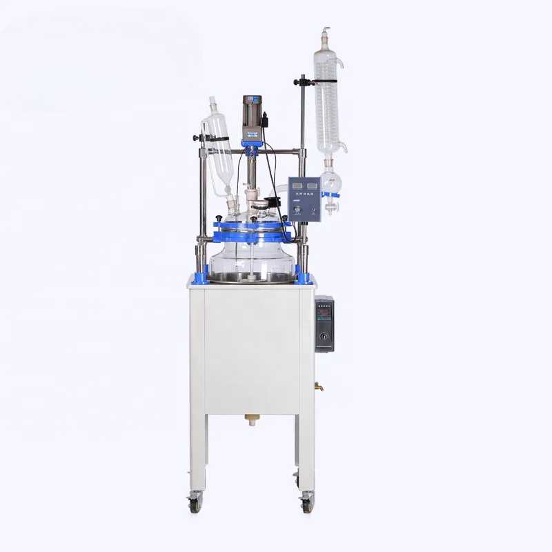 

Automatic 20 L Laboratory Glass Reactor Single Layer Glass Reactor DF-20L