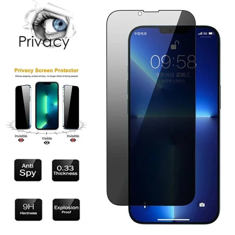 Anti-spy protective tempered glass for huawei nova 3i 3 i screen protector on nova3 nova3i i3 film privacy glass