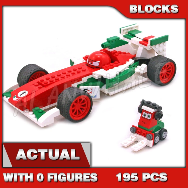 

195 шт. автомобили Ultimate Red Racing Vehicle Francesco 10014 Игрушка из строительных блоков, совместимая с моделью