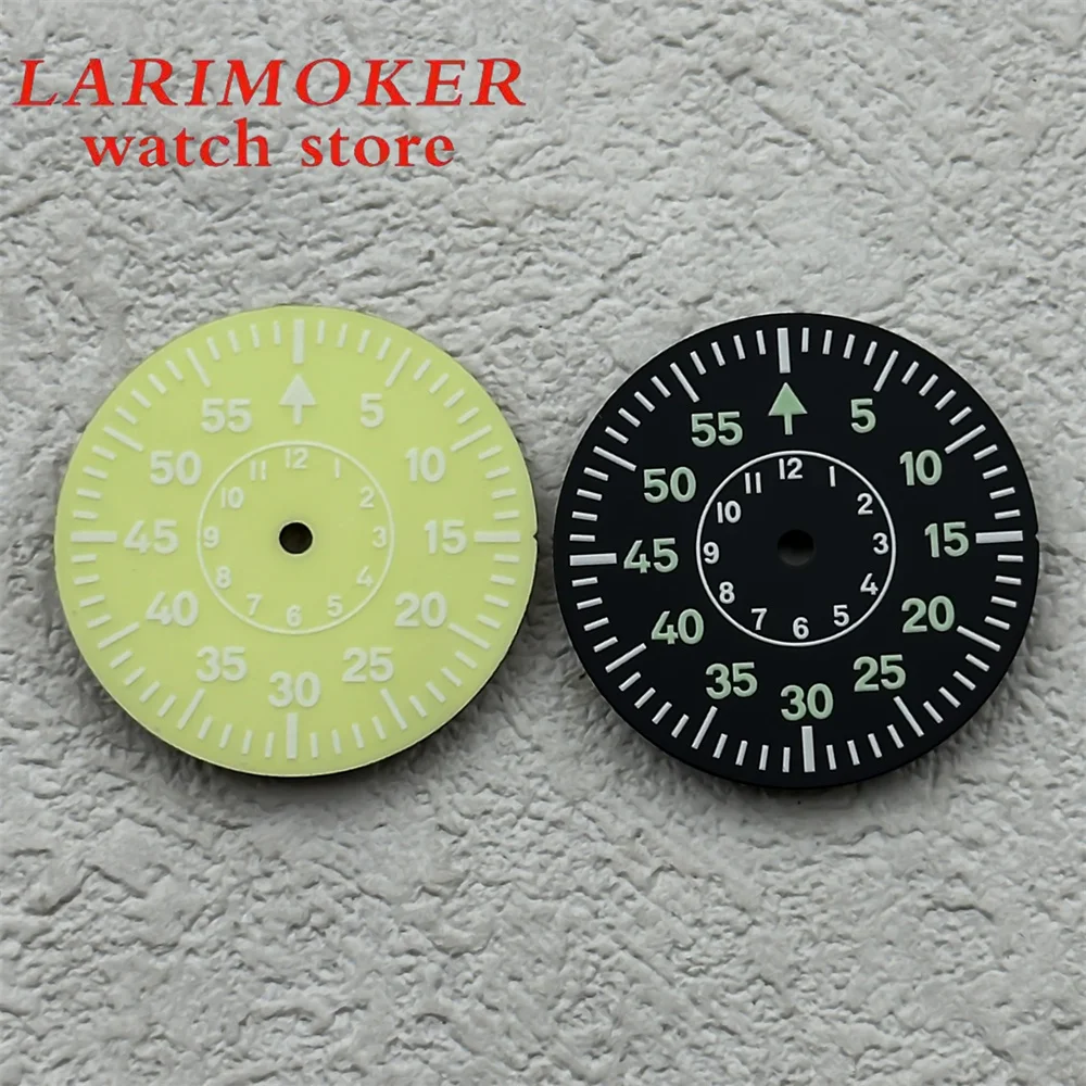 The 29mm C3 green luminous dial fits the NH35 NH36 NH37 NH38 NH39 ETA 2836 2824 PT5000 MIYOTA 8215 dg2813 movement