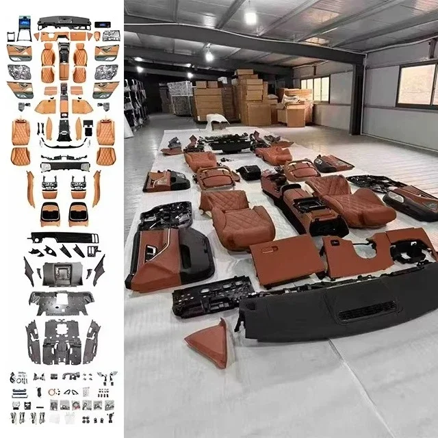 Suitable for 14-20  S-Class W222 Upgrade W223 Interior Kit Center Console Door Panel Seat Modification Interior Refit