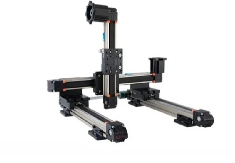 Aluminum Profile Linear Sliding Table Guide Rail Aluminum Alloy Three-axis Synchronous Belt Module Industrial   1pcs
