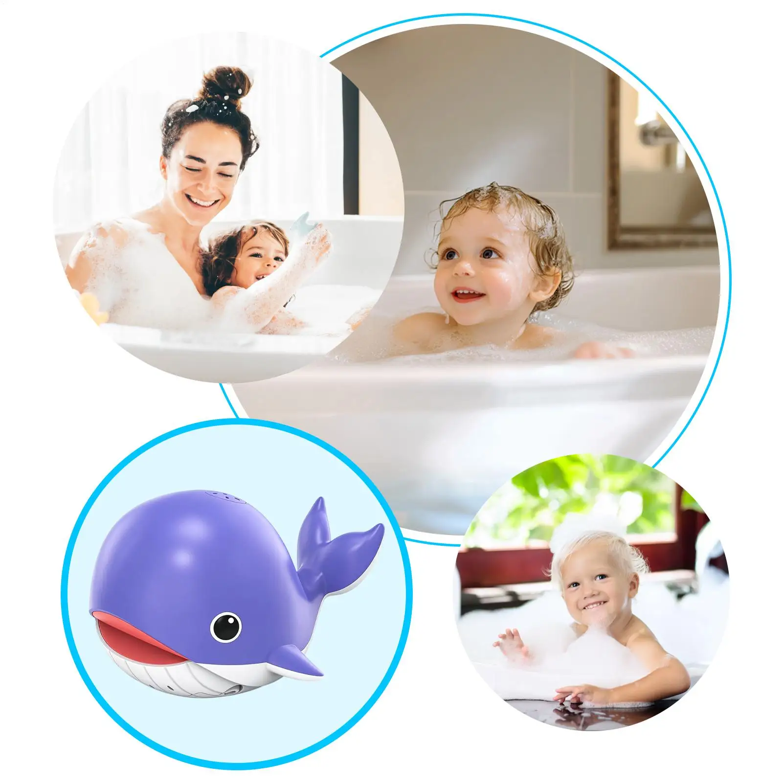 Bath Toys Light Up Cute Light Up Fun Electric Sensor Sprinkler Whale Bath Toy Sprinkler For Pool Garden Activity Party Indoor