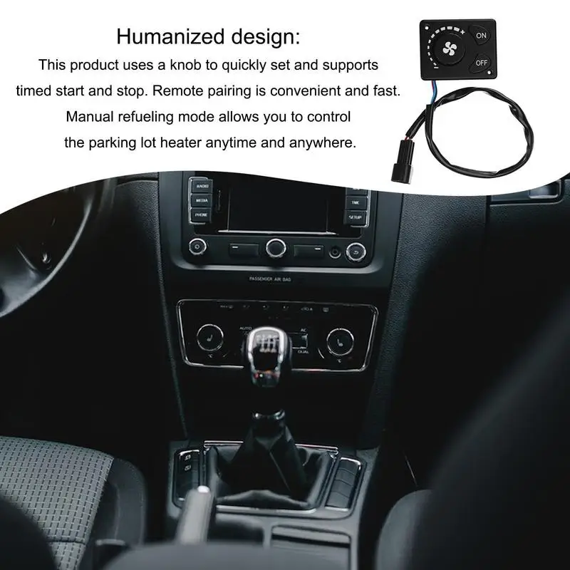 Universals 12V/24V Air Heater Switch Control Accessories For Car Track Diesels Air Heater Controller for Truck Car Air Heaters